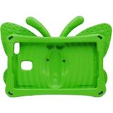 For Galaxy Tab A 8.0 2019 T290 / T295 Butterfly Bracket Style EVA Children Falling Proof Cover Protective Case(Green)