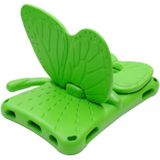 For Galaxy Tab A 8.0 2019 T290 / T295 Butterfly Bracket Style EVA Children Falling Proof Cover Protective Case(Green)