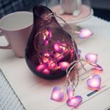 LED Fairy Lights Love Heart Lantern Navidad String Lights Holiday Lighting Bedroom Home Decoracion 3m 20LEDs(Blue)