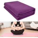 Yoga Blanket Meditation Auxiliary Blanket Yoga Supplies(Deep Purple)