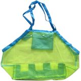 Portable Mesh Children Beach Dredging Tools Toy Quick Storage Bag Handbag