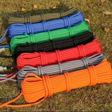 Outdoor Rock Climbing Hiking Accessories High Strength Auxiliary Cord Safety Rope  Diameter: 9.5mm  Length: 20m  Random Color