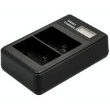 For Nikon EN-EL14/EN-EL14a Smart LCD Display USB Dual-Channel Charger