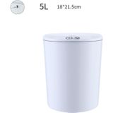 EXPED SMART Desktop Smart Induction Electric Storage Box Car Office Trash Can  Specification: 5L USB Charging (White)