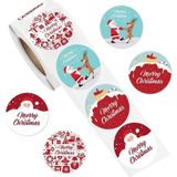 2 Rolls Christmas Decoration Sticker Gift Label Tape  Size: 1.5 Inch / 38mm(A)