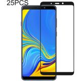 25 PCS Full Glue Full Cover Screen Protector Tempered Glass film for Galaxy A9 (2018)