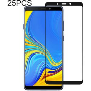 25 PCS Full Glue Full Cover Screen Protector Tempered Glass film for Galaxy A9 (2018)