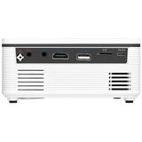 S361 80 lumen 320 x 240 Pixel Portable Mini Projector  Support 1080P  EU Plug(White)