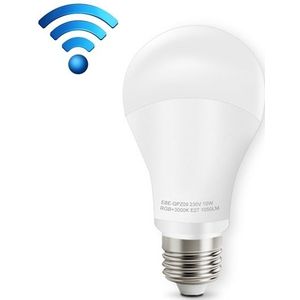E27 10W Color Changing WiFi Smart LED Light Bulb  14 LEDs 3000K+RGB 1050 LM Works with Alexa & Google Home  AC 230V