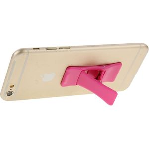 Universal Multi-function Foldable Holder Grip Mini Phone Stand  for iPhone  Galaxy  Sony  HTC  Huawei  Xiaomi  Lenovo and other Smartphones(Magenta)