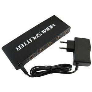 4 Ports 1080P HDMI Splitter  1.3 Version  Support HD TV / Xbox 360 / PS3 etc(Black)