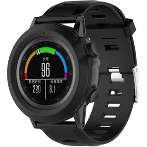 Smart Watch Silicone Protective Case for Garmin Fenix 3(Black)