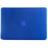 Frosted Hard Plastic Protection Case for Macbook Pro 13.3 inch(Blue)