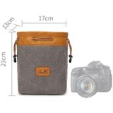 S.C.COTTON Liner Bag Waterproof Digital Protection Portable SLR Lens Bag Micro Single Camera Bag Photography Bag  Colour: Gray L