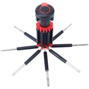 8 in 1 Multifunctional Portable Screwdriver with LED Torch