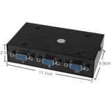 2 Port VGA Switch Box  2 In 1 Out For LCD PC TV Monitor - HD15 (FJ-15-2C)(Black)