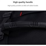 KAKA Large Capacity Travel Backpack Outdoor Oxford Cloth 55L Waterproof Mountaineering Shoulders Bag with Lock(Black)
