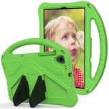 For Samsung Galaxy Tab A 10.1 (2019) T510 EVA Flat Anti Falling Protective Case Shell with Holder(Green)