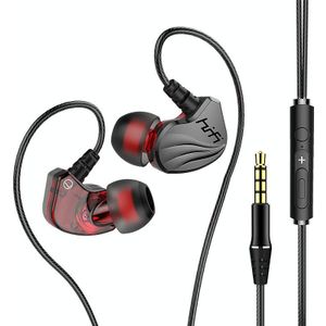 In-Ear Earphone Bass Mobile Phone Game Sports Wired Headset(Black)