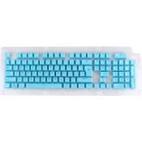 104 Keys Double Shot PBT Backlit Keycaps for Mechanical Keyboard(Blue)