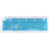 104 Keys Double Shot PBT Backlit Keycaps for Mechanical Keyboard(Blue)