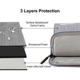 HAWEEL 15.0 inch Sleeve Case Zipper Briefcase Laptop Carrying Bag  For Macbook  Samsung  Lenovo  Sony  DELL Alienware  CHUWI  ASUS  HP  15 inch and Below Laptops(Grey)