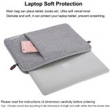 HAWEEL 15.0 inch Sleeve Case Zipper Briefcase Laptop Carrying Bag  For Macbook  Samsung  Lenovo  Sony  DELL Alienware  CHUWI  ASUS  HP  15 inch and Below Laptops(Grey)