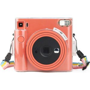 Clear Crystal Camera Bag with Shoulder Strap for Fujifilm Instax Square SQ1