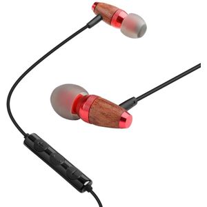 awei ES-60TY TPE In-ear Wire Control Earphone with Mic  For iPhone  iPad  Galaxy  Huawei  Xiaomi  LG  HTC and Other Smartphones(Red)