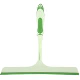 KANEED Car Window Plastic Nonslip Handle Glass Wiper / Window Cleaning Tool  Size: 24.5 x 24cm (Green)