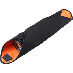 Hundred-folding Cloth Photography Camera SLR Liner Lens Bag Thickening Wrapped Cloth Plus Velvet  Size: 50x50cm (Orange)