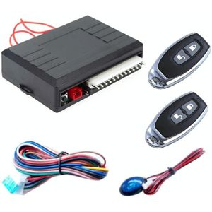2 Set Universal Car Keyless Entry Remote Control Central Lock With Indicator Light And Horn Function