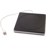 Slot-in USB 2.0 Portable Optical DVD-RW Driver  Plug and Play(Silver)