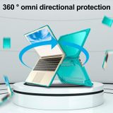 TPU + PC Two-color Anti-fall Laptop Protective Case For Microsoft Surface Laptop 3 / 4 15 inch(Sky Blue)