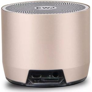 EWA A3 Mini Speakers 8W 3D Stereo Music Surround Wireless Bluetooth Speakers  Portable  Sound Bass Support TF Cards USB(Gold)