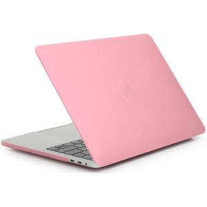 ENKAY Hat-Prince 2 in 1 Frosted Hard Shell Plastic Protective Case + Europe Version Ultra-thin TPU Keyboard Protector Cover for 2016 MacBook Pro 13.3 Inch without Touch Bar (A1708) (Pink)