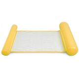 Foldable Double-purpose Backrest Float Hammock with Net  Size:120 x 75cm(Yellow)