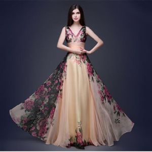 Elegant Double Shoulder Floral Party Dress (Color:Decor Size:M)