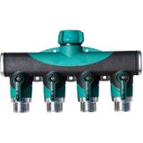 4 In 1 Multi-function Garden Water Sprinklers Lawn Irrigation Valve Water Dividing Controller Water Pipe Shunt