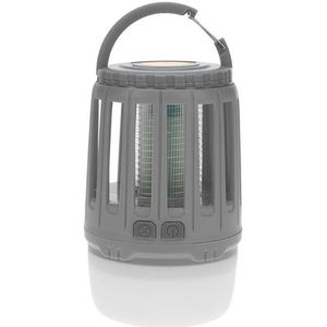 Solar Power Mosquito Killer Outdoor Hanging Camping Anti-insect Insect Killer  Color:Grey