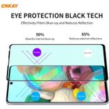 For Samsung Galaxy A71 5 PCS ENKAY Hat-Prince 0.26mm 9H 6D Curved Full Screen Eye Protection Green Film Tempered Glass Protector