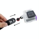 TMC CA003 Quick Release Camera Cuff Wrist Strap for GoPro  NEW HERO /HERO6  /5 /5 Session /4 Session /4 /3+ /3 /2 /1  Xiaoyi and Other Action Cameras  Max Length: 22cm(Black)