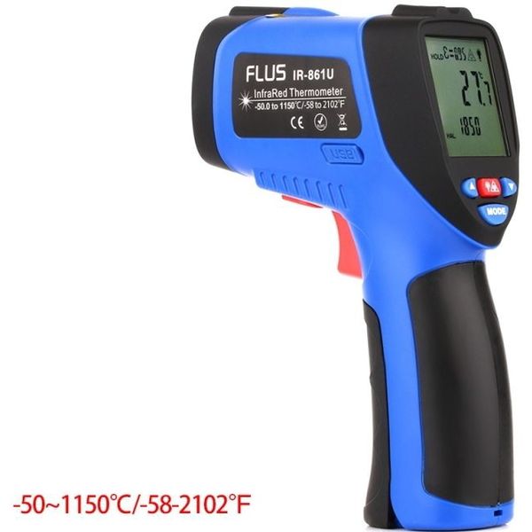 Image of Velleman DEM100 infrared thermometer at Amazon website