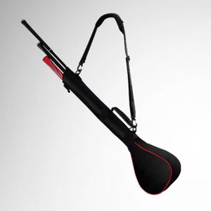 PGM Golf Foldable Portable Nylon Ball Bag (Black Red)