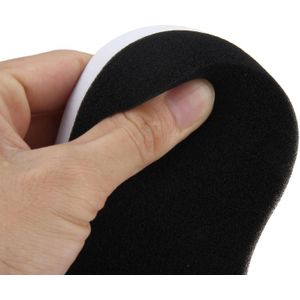 Car Wax Sponge 8- Word Shape Sponge High-density Waxing Sponge(Black)