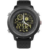 NX02 Sport Smartwatch IP67 Waterproof Support Tracker Calories Pedometer Smartwatch Stopwatch Call SMS Reminder(black)