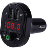 X1 Car Handsfree Kit FM Transmitter Wireless Audio Receiver MP3 Player Dual USB Fast Charger