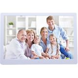 13 inch LED Display Digital Photo Frame with Holder & Remote Control  Allwinner F16  Support SD / MS / MMC Card and USB(White)