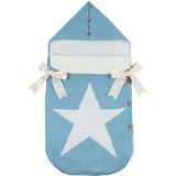 Newborns Five Star Knitted Sleeping Bags Winter  Color: Light Blue