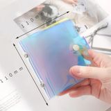 3 PCS Portable Hand Holding Wallet Phantom Laser Credit Card Package Business ID Storage Bag  Random Color Delivery(36 cards)